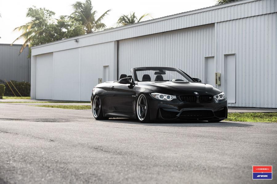  BMW M4 Convertible on Vossen Wheels (VWS-3) 2018 года  (фото 7 из 17)